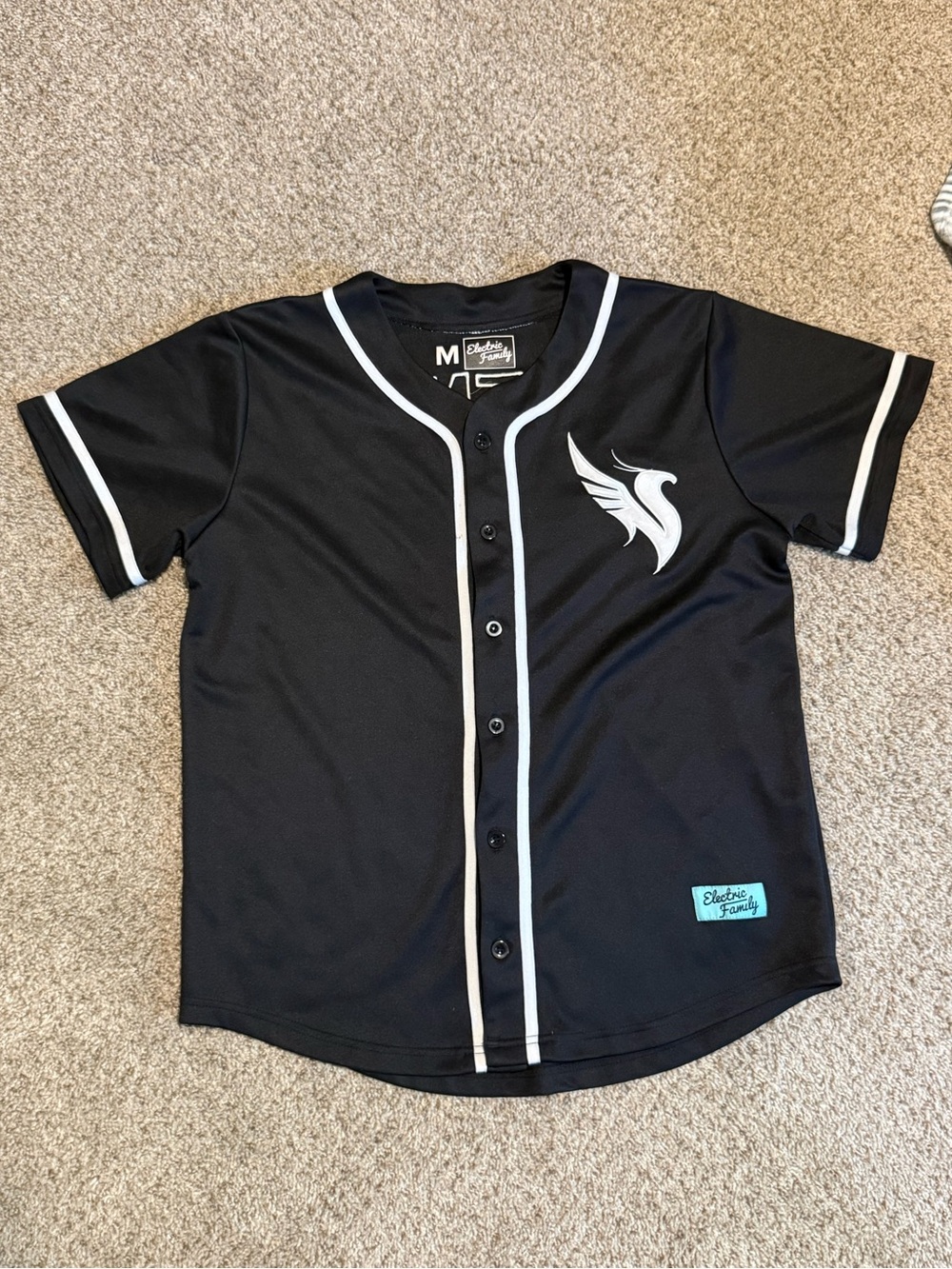 Illenium Electric Family Black Baseball Jersey